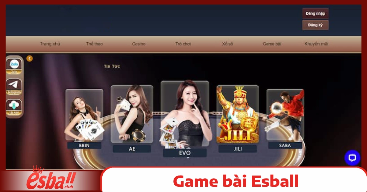 Game bài Esball 1 Top Game Bài Esball Được Yêu Thích Nhất